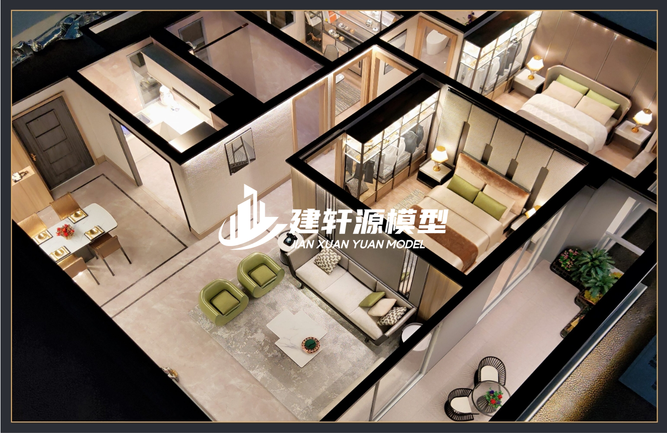 汤旺河户型模型制作