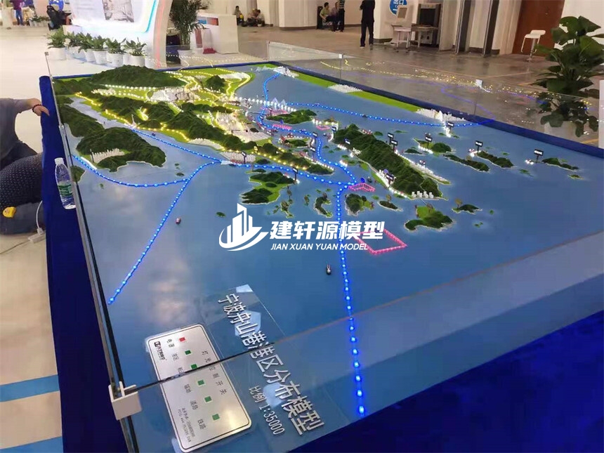 汤旺河地形地貌模型