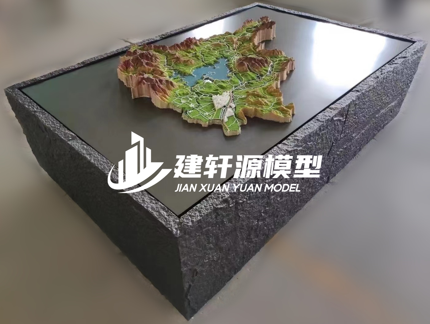 汤旺河地貌模型制作