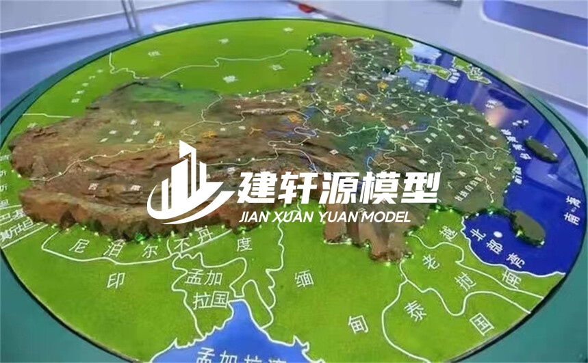 汤旺河地形模型制作